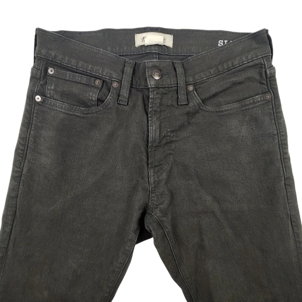 Madewell Slim Jeans 29x30 Faded Black Denim Casual Classic Pants